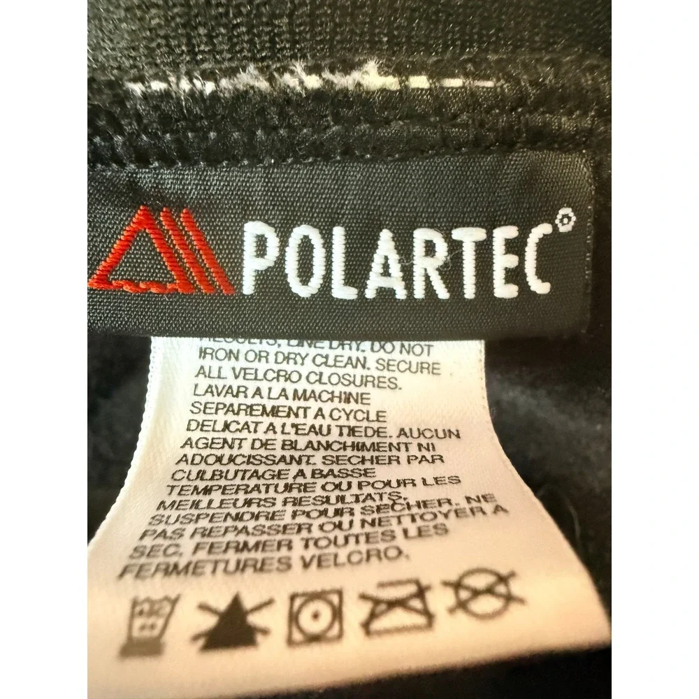 THE NORTH FACE Denali - Men's Polartec Fleece Vest - Grey Black Full Zip - Large
